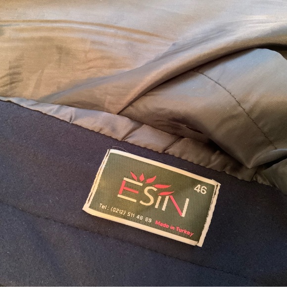 ESIN Women’s Trench Coat Made in Turkey Size 46 - Picture 4 of 13